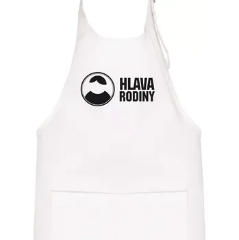 Kuchyňská zástěra Hlava rodiny - Dětská zástěra na vaření - Univerzální velikost ( Bílá )