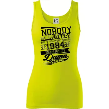 Nobody is perfect - 1984 - Dámské tílko - L ( Limetková )