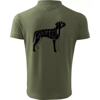 Pánská košile Ridgeback - Polokošile pánská Pique Polo 203 - 5XL ( Khaki )