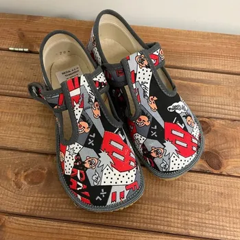 Dívčí obuv Bačkůrky - komiks, Beda Barefoot Velikost: 30