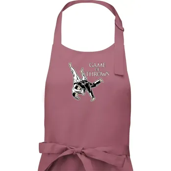 Kuchyňská zástěra Game of Throws Judo - Pánská zástěra na vaření - Univerzální velikost ( Starorůžová )