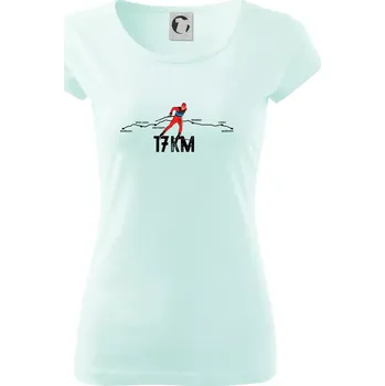 Dámské tričko 17km po Jizerkách - Dámské triko Pure - XS ( Frost )