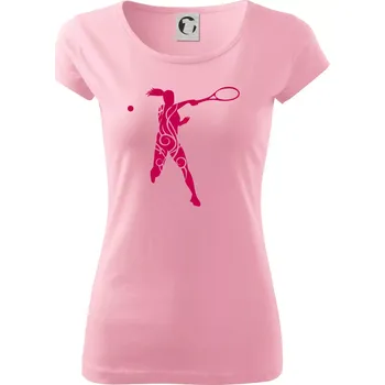 Dámské tričko Tenistka klikihaky - Dámské triko Pure - XS ( Růžová )