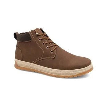 Pracovní obuv Kotníková obuv Lanetti MYL8293-23 Hnědá 46