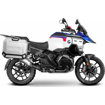 Zavazadlo na motocykl Kompletní sada bočních hliníkových kufrů shad terra 36l/47l, včetně montážní sady shad bmw r 1300 gs adventure