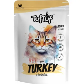 Krmivo pro kočku TUF TUF with turkey - mokré krmivo pro kočky - 300g