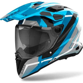 Motodoplněk Přilba commander 2 mavick, airoh (lesklá modrá, vel. 2xl) 2025