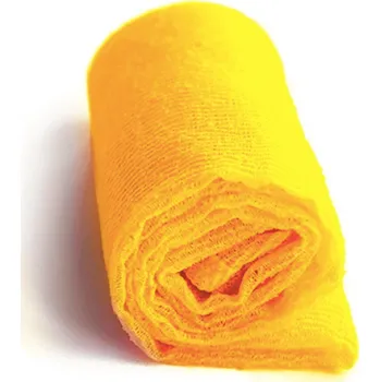 tianDe Japonský exfoliační mycí a masážní pás 30 x 130 cm žlutý