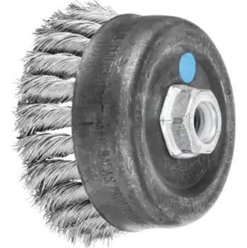 Brusný kotouč Pferd 43308033 |Hrncový kartáč splétaný POS TBG 100/M14 INOX 0,35