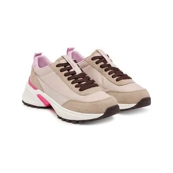 Dámské tenisky Sneakersy Calvin Klein Hike Runner Mg Nylon Mix YW0YW02075 Šedá 37