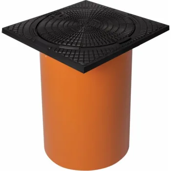 poklop Poklop šachty s trubkou 400X400 O 315 mm, 1,5t