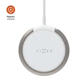 FIXED MagPad bezdrátová MagSafe nabíječka se stojánkem (15W) bílá