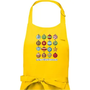Kuchyňská zástěra Mám pěkný koule - Dámská zástěra na vaření - Univerzální velikost ( Žlutá )