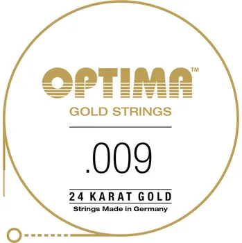 Struna pro kytaru a smyčcový nástroj Optima Struny pro E-kytaru Gold Strings. MaxiflexE1 GPS009 32516