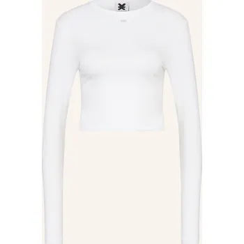 Karo Kauer Dámské Cropped Tričko S Dlouhým Rukávem, bílá, 42