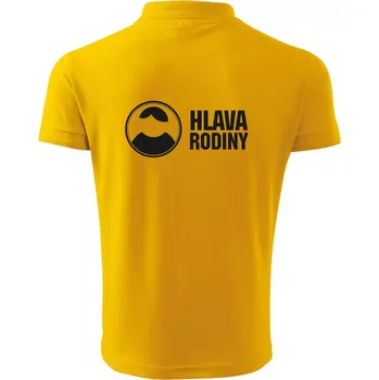 Pánská košile Hlava rodiny - Polokošile pánská Pique Polo 203 - 4XL ( Žlutá )