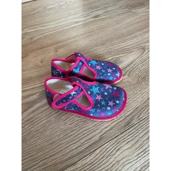 Dívčí bačkory Bačkůrky BFN 170020/W - STARS, Beda Barefoot Velikost: 34
