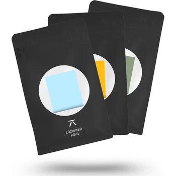 Káva Lázeňská káva Degustační balení Lázeňské kávy - 3x125 g / Espresso 300 g