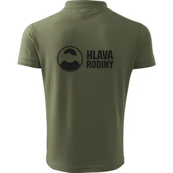 Pánská košile Hlava rodiny - Polokošile pánská Pique Polo 203 - 4XL ( Khaki )