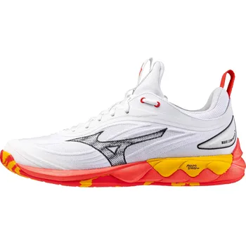 Pánská obuv Pánská sálová obuv Mizuno Wave Luminous 3 White/Fiery Coral 2/Citrus EUR 40,5