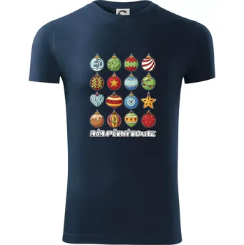 Pánské oblečení Mám pěkný koule - Viper FIT - Pánské zůžené tričko - 2XL ( Námořní modrá (velmi tmavá - téměř černá) )