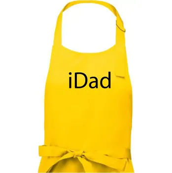Kuchyňská zástěra iDad - Pánská zástěra na vaření - Univerzální velikost ( Žlutá )