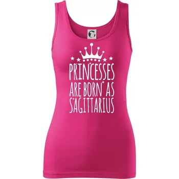 Princesses are born as Sagittarius - Střelec - Dámské tílko - XS ( Purpurová )