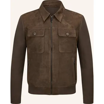 Milestone Pánská Kožená Bunda Msryan Ze Směsi Materiálů,...