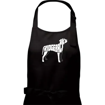 Kuchyňská zástěra Ridgeback - Pánská zástěra na vaření - Univerzální velikost ( Černá )