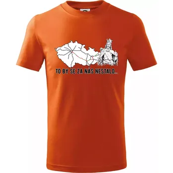 D1 - to by se za nás nestalo - Tričko dětské bavlněné - 98 cm / 2 roky ( Oranžová )