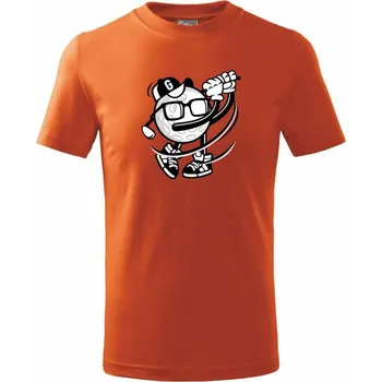 Golfák - Tričko dětské bavlněné - 134 cm/8 let ( Oranžová )