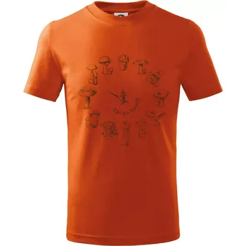 Chlapecké oblečení Čas na houby - Tričko dětské bavlněné - 122 cm/6 let ( Oranžová )