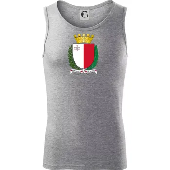 Malta - statní znak - Tílko pánské Core - S ( Tmavě šedý melír )