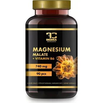 DEDRA MAGNESIUM MALÁT 740 mg & VITAMIN B6 energie & proti únavě,90 kapslí