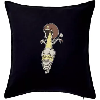 Polštář Motorcycles svíčka - Polštář 50x50 - 50x50 - Pouze potah ( Černá )