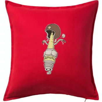 Polštář Motorcycles svíčka - Polštář 50x50 - 50x50 - Pouze potah ( Červená )