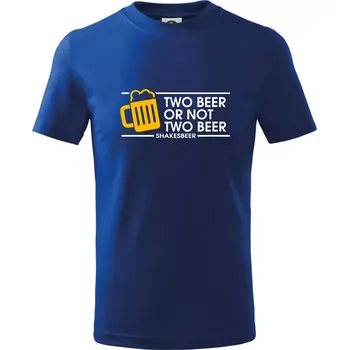 Chlapecké tričko Shakesbeer - Tričko dětské bavlněné - 98 cm / 2 roky ( Královská modrá )