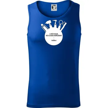 U zubaře teď to bude nepříjemný - Tílko pánské Core - M ( Královská modrá )