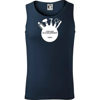 U zubaře teď to bude nepříjemný - Tílko pánské Core - 2XL ( Námořní modrá (velmi tmavá - téměř černá) )