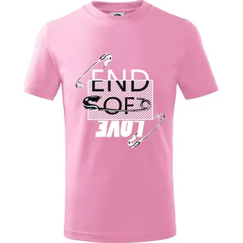 Chlapecké oblečení End of love - Tričko dětské bavlněné - 122 cm/6 let ( Růžová )