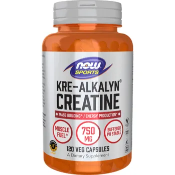 NOW Foods - Kre-Alkalyn® Kreatin, 120 kapslí