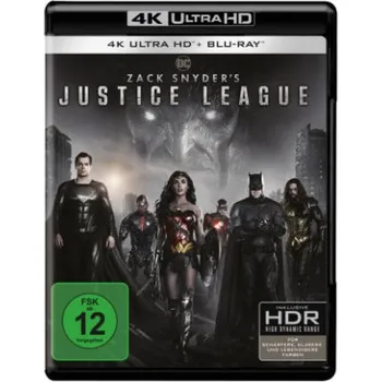 Blu-ray film Zack Snyder's Justice League 4K, 4 UHD-Blu-ray – Zack Snyder,Gal Gadot,Ben Affleck,Henry Cavill (DE)