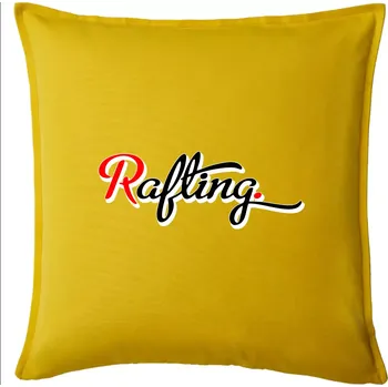 Polštář Rafting retro - Polštář 50x50 - 50x50 - Pouze potah ( Žlutá )