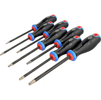 Šroubovák KesTek Šroubováky s diamantovým hrotem TX, 7-dílná sada