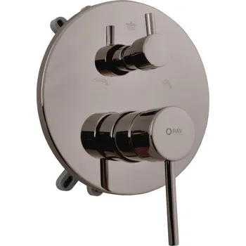 Seina Vanová/sprchová baterie podomítková 2-cestná s tělesem, metal grey lesklá SE985BOXMGL