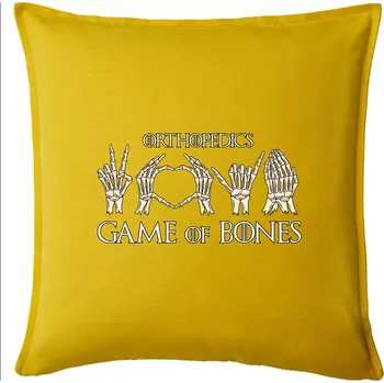 Polštář Game of Bones Orthopedics - Polštář 50x50 - 50x50 - Pouze potah ( Žlutá )