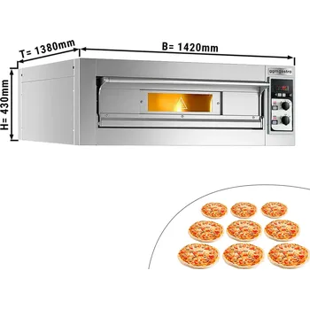 Pec na pizzu G.Gastro Pec na pizzu 9x35 cm - manuální