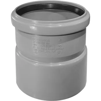 Kanalizační potrubí OSMA HT odpadové / kanalizačné samostatné hrdlo DN 110 - dĺžka 122 mm - HTAM