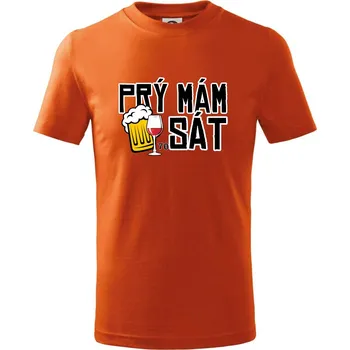 Chlapecké tričko Prý mám 70 SÁT - Tričko dětské bavlněné - 98 cm / 2 roky ( Oranžová )