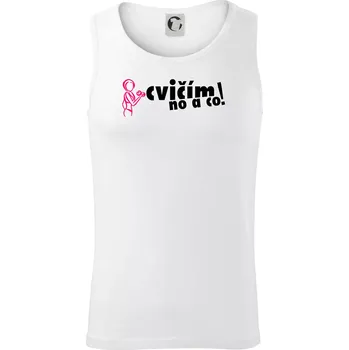 Cvičím no a co! - Tílko pánské Core - 2XL ( Bílá )